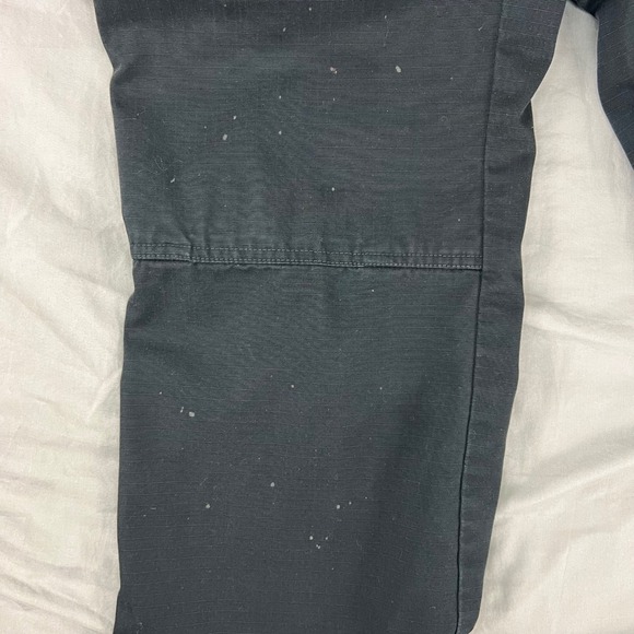 5.11 Tactical Series Women's Black Cargo Pants Size 12 Long Ripped Utility - Picture 11 of 16